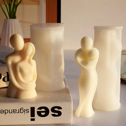 Hot Sale Handmade Diy Silicone Body Shape Candle Mold 3D Female Couple Silicone Resin Candle Body Candle Mold