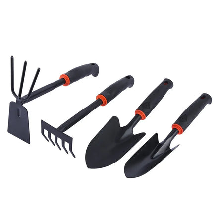 Garden Spade Set of Four Pieces Potted Flower Spade With Five-tooth Hoe Spade Set of Garden Tools for Agricultural Gardening
