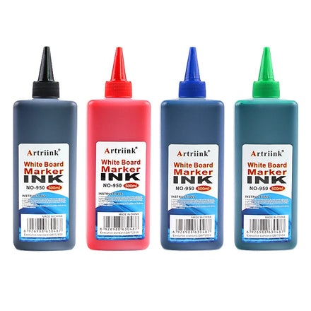 500ml Erasable Whiteboard Marker Ink Large Capacity Dry Erase Refill Ink for School Office Training Stationery