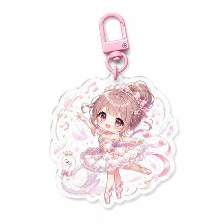 Acrylic Keychains Custom Holographic Epoxy Resin Promotional Gifts Personalized Printed Acrylic Charms