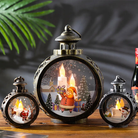 Hot Selling Christmas Decorations Cross-border New LED Light Shop Window Display Christmas Tree Pendant Creative Props