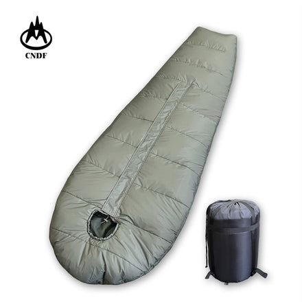 Winter Cold Weather -10 Degree Mummy Sleeping Bag with 2-way Zipper and Oxford Compression Carry Bag for Outdoor Camping