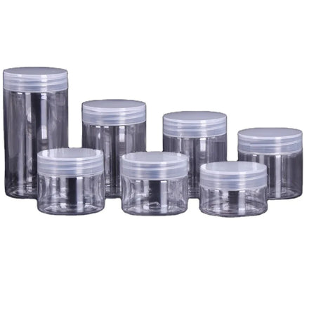 30ml 40ml 50ml 60ml 80ml 120ml 150ml Empty Plastic PET Bottle Cream Jar Facial Skin Care Cream Jars Container