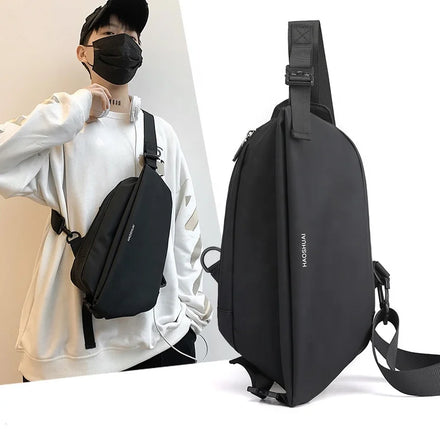 Wholesale Waterproof Anti Theft Chest Bag Portable Sport Crossbody Sling Bag Fashion Travel Shoulder Sling Messenger Bag for Men