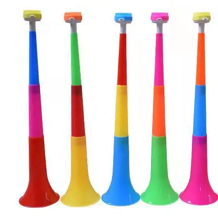 2026 Wholesale Cheap Metal Cheering Horn Toy Football Fans Cheer Trumpet with UV Printing Portable Promotional Product