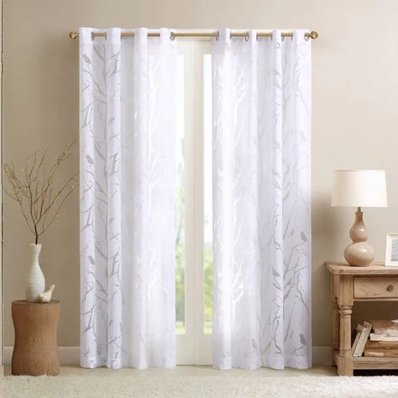 XinLan Even Lock Express Hotel Wholesale Curtain Design Living Room Transparent Tulle Transparent Curtain