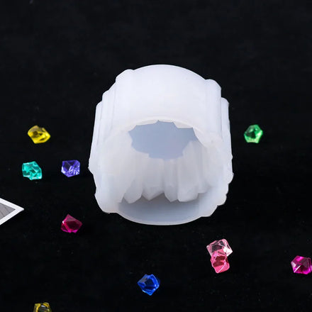 YLX Eco-Friendly Crystal Pillar Group Designed Silicone Epoxy Resin Mold Jewelery Box Mold