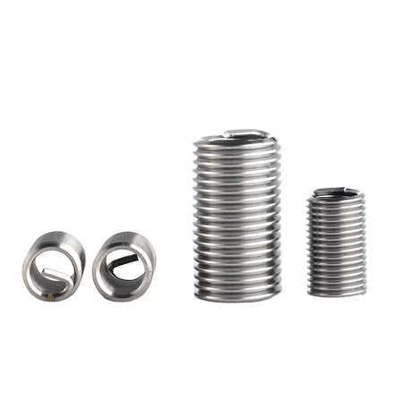 304 Stainless Steel Inch 1/4-20 1/4-28 1D 1.5D 2D 2.5D 3D Wire Thread Inserts Sleeve Screw Wire Thread Insert