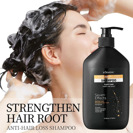 KORMESIC Private Label Natural Plant Extract Shampoo Hair Growth Anti Hair Loss Anti-Dandruff Shampoo
