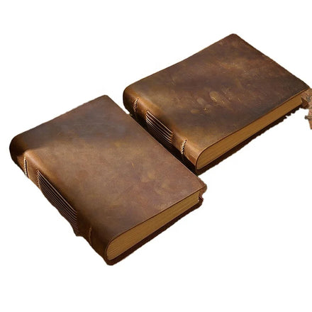 Investing Handmade Creative Christian Craft Organizer/Planner Odm Recycled Custom Logo Private Locking Bound Leather Promotional