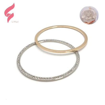 LiHui Hardware Trendy Luxury Eco-friendly Resin Ring Purse Handle Hook Handbag Handles for Handbags