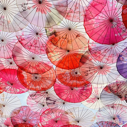 Factory-Promoted Custom Chinese Craft Umbrella with Wooden Handle Straight Style for Party Occasions