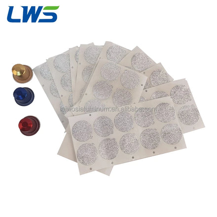 Disposable Tea Pods Aluminum Coffee Capsules With Heat Sealing Lid Eco Friendly Empty Compatible Coffee Pods