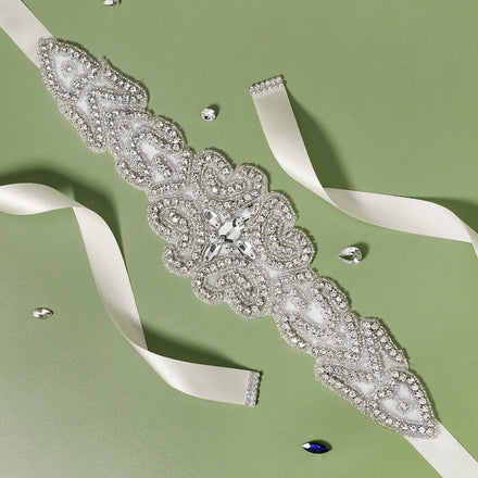 Delicate Luxury Wedding Bridal Waist Sash Accessories Rhinestone Jewelry Bridal Crystal Belt for Wedding Dress