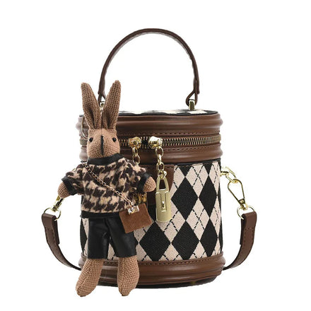 2026 Women Purses Classy Printed Handbags for Women Bucket Purse Luxury Handbags Leather Bags