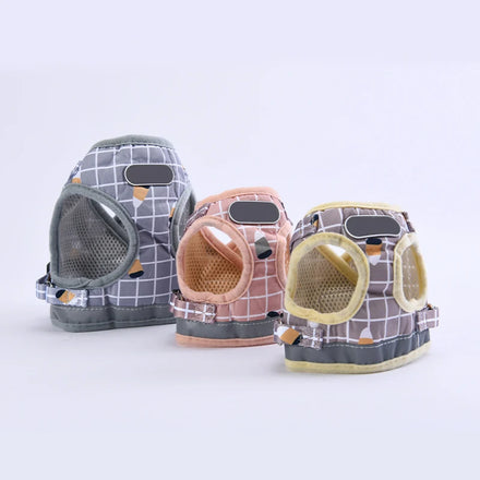 Factory Wholesale No Pull Breathable Mesh Reflective Adjustable Step-in Pet Dog Vest Harness with Leash for Training Walking