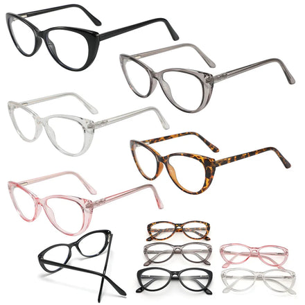 New Trendy TR90 Spring Metal Hinge Glasses Women Anti Blue Light Glasses Frames Optical