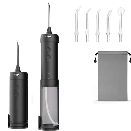 Excellent Quality Oral Irrigator 5 Standard Tips and a Portable Bag for Household and Traveling Teeth Clean