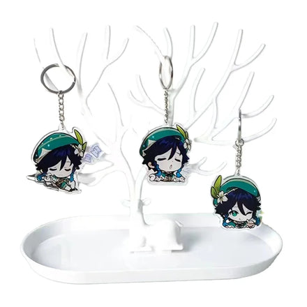Kawaii Original Keychain God Acrylic Key Ring Cartoon Acrylic Game Character Key Chain Custom Keychain Anime