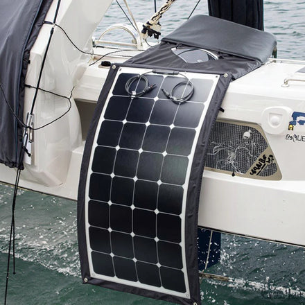 240W Customized Bimini Roof Semi-flexible Solar Panel 24.4% Efficiency for Electric Car Shade Energy for Sailboat RV Yacht