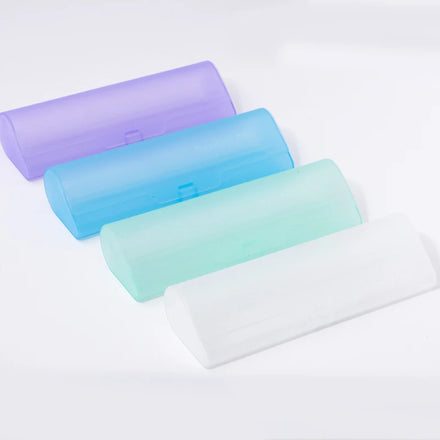 Portable Translucence Optical Frames Glasses Case Women Men Hard Plastic Sunglasses Glasses Box Hard Reading Eyeglasses Case
