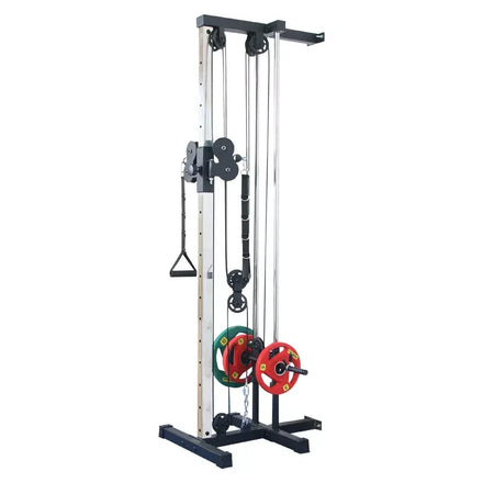Fitness Single Bird Wall Mounted Gym Cable Station Machine Pull Down with Adjustable Dual Pulley System