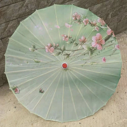 Z-64 Wholesale Handmade Chinese Fabric Fringed Cloth Parasol Wedding Decoration Wedding Umbrella for Party Supplies