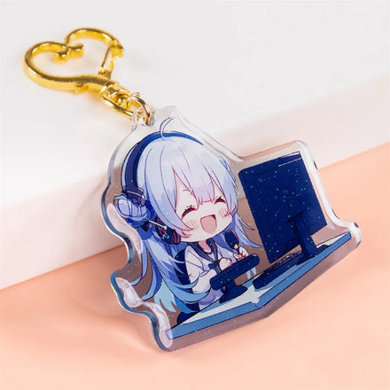 Custom Design Holographic Star Key Charm Double Sided Printable Epoxy