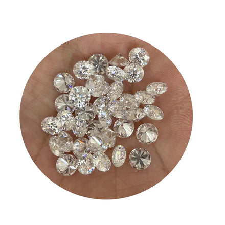 HQ GEMS 0.5CT 1CT DEF VVS1 Excellent Cheapest Moissanite Wholesale Diamond Loose Gemstone