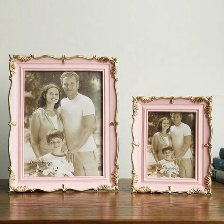 American Style Photo Frame Home Decoration Resin Frames Vintage Luxury Room Desktop Frames
