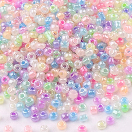 DIY Accessories 2/3/4mm Round Rocaille Glass Seed Beads 10g/bag Crystal Seed Beads for Bracelet Making