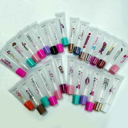 Custom LOGO Empty Squeeze Lip Gloss Tubes 10ml 15ml 20ml Lip Gloss Squeeze Tube for Balm Lipgloss Containers Mini Soft Tube