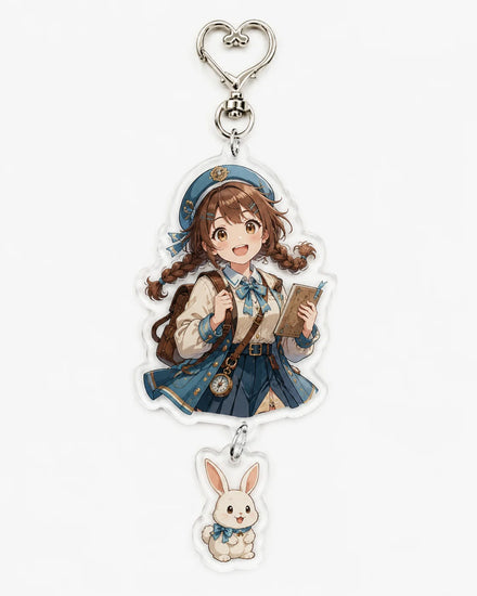 Custom Acrylic Keychain Double Sided Print Double Sided Epoxy Print Your Design