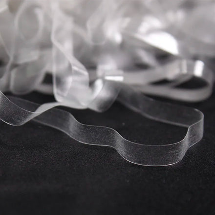 Hot Sales DIY Custom clear Tpu Hot Sealing Tape Transparent Rubber Band for Garment Underwear Swimwear Accessories