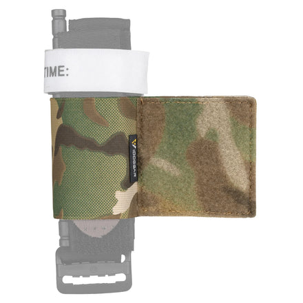 IDOGEAR Tactical Tourniquet Pouch Elastic TQ Pouch Hook&Loop Camo Tactical Tourniquet Holder
