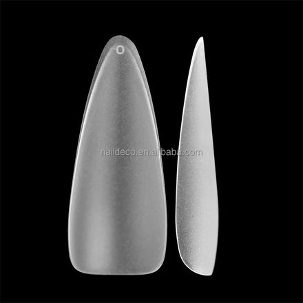 NADECO Hot Sale Long Stiletto Pointed Full Cover Press on Manicure Extension Acrylic Artificial Soft Gel Nail Tips