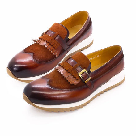New Arrival Spring Genuine Suede Leather Casual Loafer Men Shoes Classic Style Handcraft Slip on Flat Walking Sports Shoes