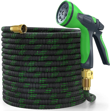 Expandable Garden Hose Water Hose With 10 Functions Nozzle Water Hose With Solid Fitting Garden Hose