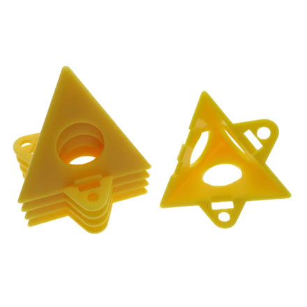10pcs/set 50*60mm Mini Paint Stands Tool Triangle Paint Holder Pyramid Paint Bracket Set for Woodworking Carpenter Accessories