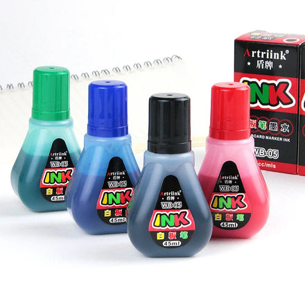 Eco-Friendly 50ml Whiteboard Marker Ink Refill Set Multi-Color Odorless Erasable Ink for Office and School Supplies