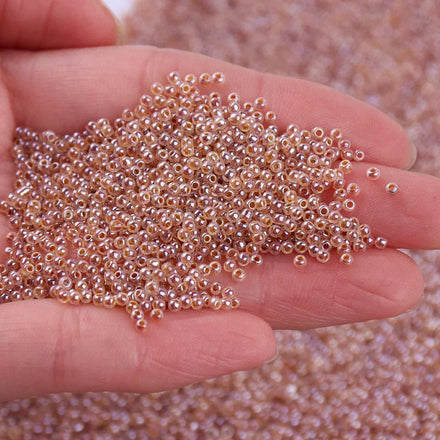 Wholesale DIY 2mm 10g/bag Glass Seed Beads for Necklace Making Jade Color Crystal Seed Beads for Jewelry Making
