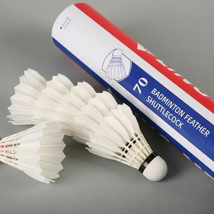 Lingmei 70 Goose Feather Badminton Shuttlecock Wholesale
