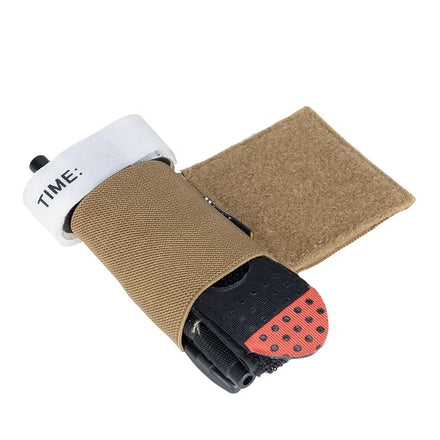 IDOGEAR Tactical Tourniquet Pouch Elastic TQ Pouch Hook&Loop Tactical Tourniquet Holder for Tactical Vest Belt