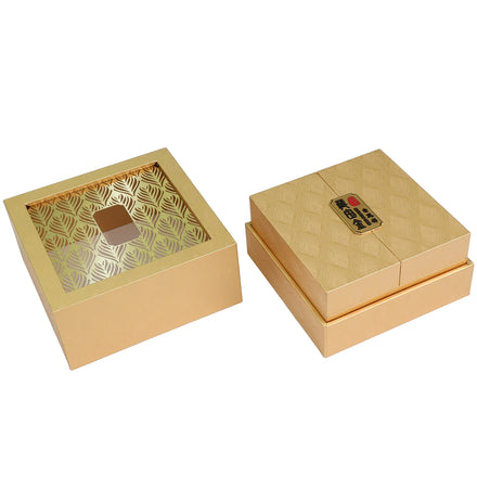 Cheap Handmade PU Velvet Leather Jewelry Packaging Box for Ring Earrings Necklace Cute Jewelry Custom Logo Customizable Surface