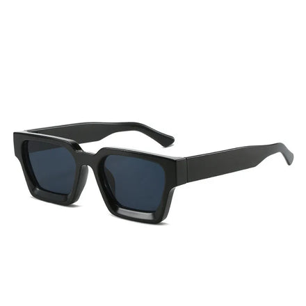 2022NEW Retro Flat Top Sunglasses Thick Square Frame Hip Hop Rapper Men Women