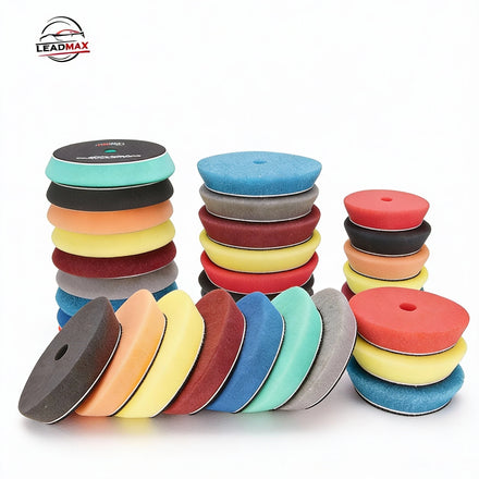 LEADMAX Best Seller Durable Wool Polish HDO Foam Car Polishing Pad Memory Foam Layer Buffing Pad for Car Bodies