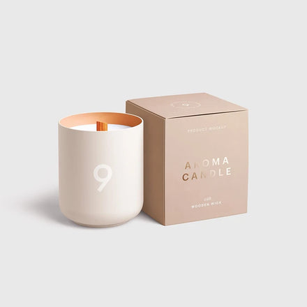 Custom Luxury Square Paper Packaging Oil Wax Honey Jars Boxes Birthday Party Gift Candle Box With Logo