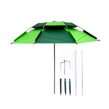 Large 2.2M Lightweight Three-Section Folding Carp Fishing Umbrella Strong and Durable