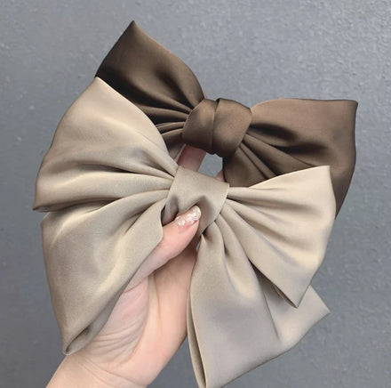 Big Fabric Bow Hair Clip Spring Hair Clip Hair Accessories