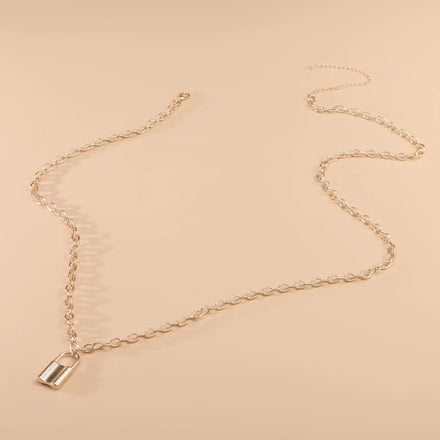 Hip Hop Lock Pendant Body Chain Fashion Belt Waist Chain Female Waist Chain